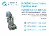 Quinta Studio QR+32039 K-36DM Series2 (late) ejection seat (for MiG-29, MiG-31, Su-27, Su-33, Su-34 aircraft since 2008) (All kits) 1/32